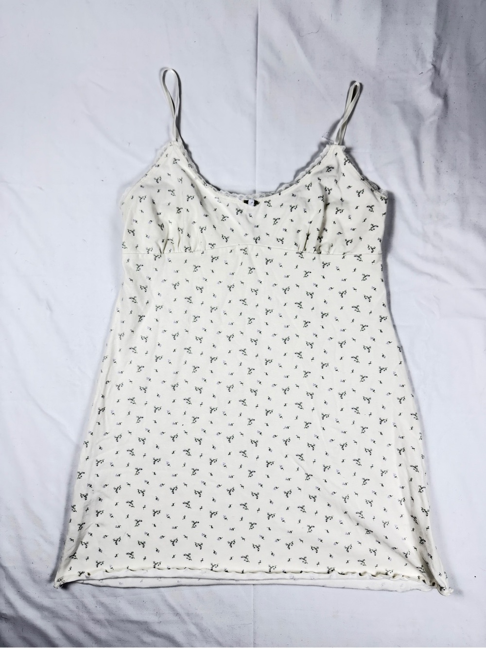 Forever 21 Floral Lace Mini Slip Dress M